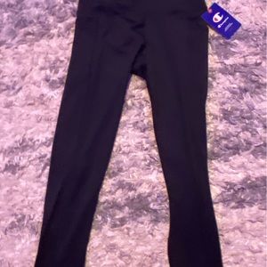 Small Black Champion Running Leggings